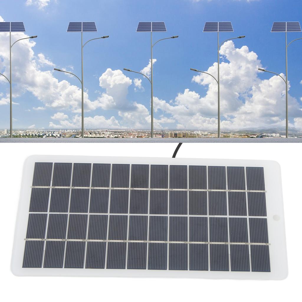 Solar Panel Portable High Efficiency Weather Resistant Solar Charger Cell with DC Interface for Traffic Light 5W 12V