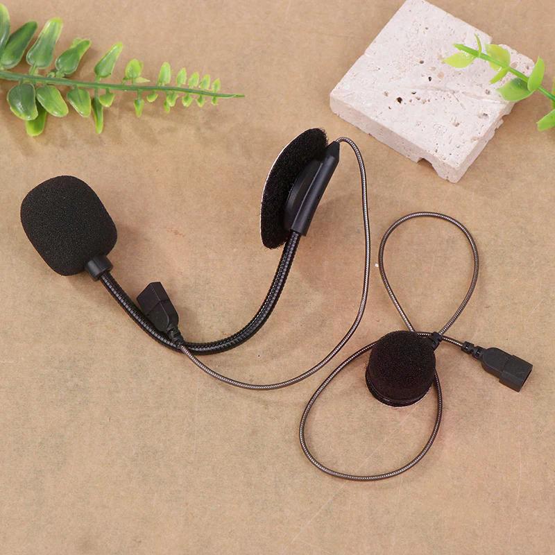 For Cardo Freecom/Spirit Motorcycle Helmet Bluetooth Intercom Soft Wire Microphone Hard Wire Microphone And 3.5mm Speaker