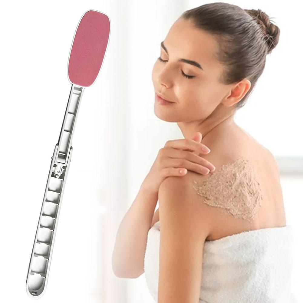 Back Applicator Foldable Lotion Applicator Back Brush For Women Tools Portable Handled Bathing P7B4
