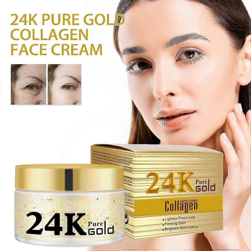 Crème Visage Raffermissante au Collagène et Or 24K