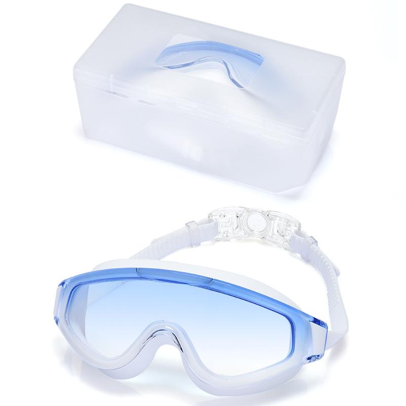 Custom Cross-Border Unisex Swimming Goggles High-Definition Waterproof Anti-Fog Silicone PC Lens Model MC-8100 China