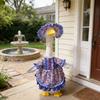 Goose Outfit with Hat Patriotic Skirt for Backyard Holiday Yard