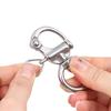 Swivel Eye Snap Shackle Quick Release Boat Chain Eye Shackle Bail Rigging Sailing Boat Marine Rotary Shackle 316 Stainless Steel
