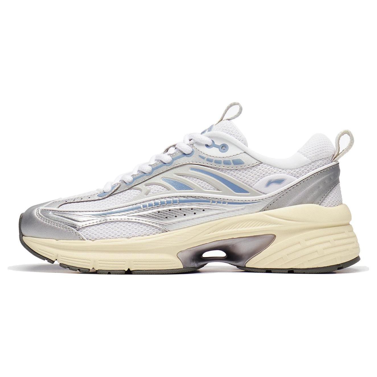 

Li Ning Comet LITE Slip Resistant Abrasion Resistant Low top Casual Shoes Women s White Silver AGCT236-2 36