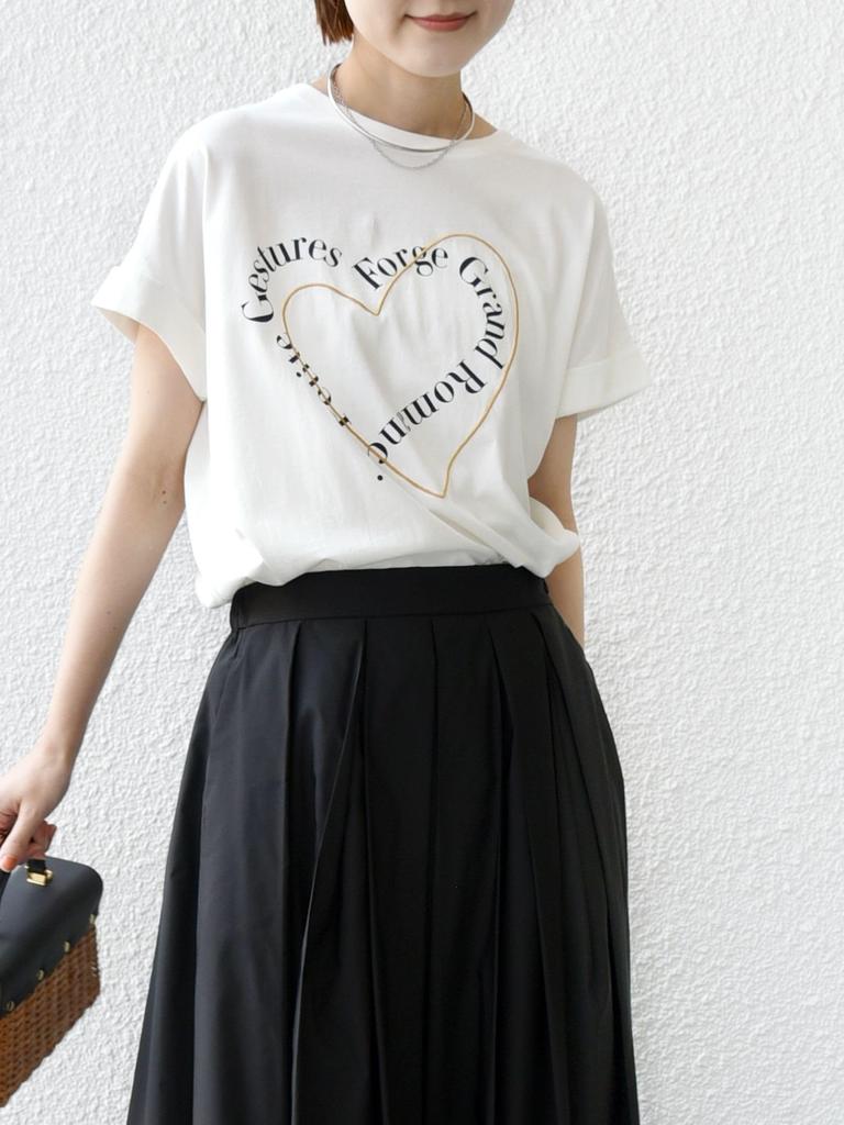 Ships for Women Variation Logo Embroidered Print Tee 312312867 White One Size Web-Exclusive Hand-Washable