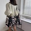 Kadın Çantaları Büyük Seyahat çanta düzenleyici Moda Leopar Baskı Spor Spor Çantası Açık Omuz Crossbody Çanta Hafta Sonu Çanta