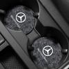 DDE2   Non-slip Car Water Cup Pad Coaster Anti-skid Cup Holders For Mercedes benz E GLK CLS A W204 W213 W221 ML ABR c200 Accessories