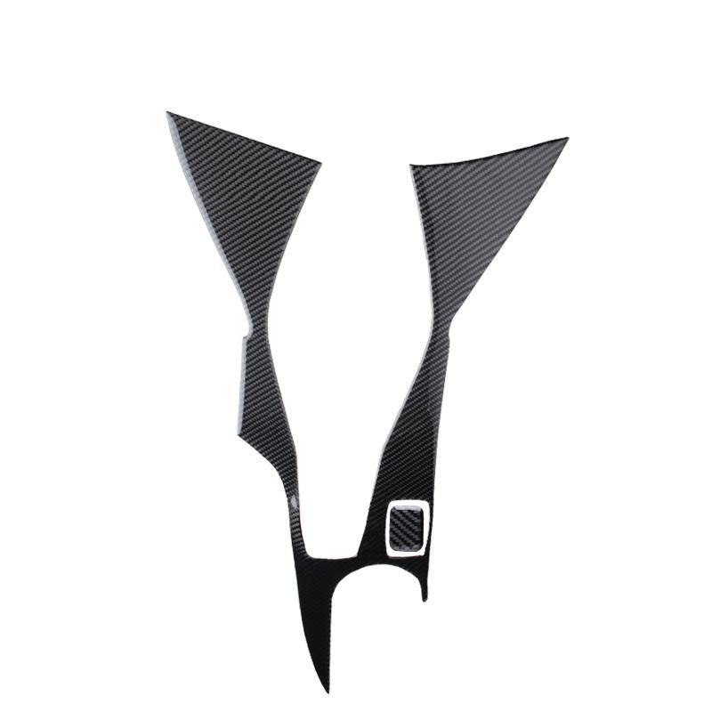 Carbon Fiber Car Gear Head Shift Knob Panel Cover Trim Sticker For Chevrolet Camaro 2017 2018 2019 Left Drive Accessories