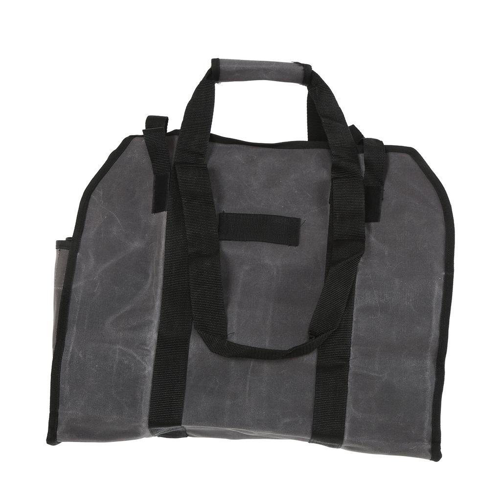 Firewood Carrier Bag Portable Outdoor Large Waxed Canvas Log Carrier Wood Storage Bag for Home Or Camping