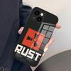 RUST Game Phone Case For IPhone 17 Pro Max 15 Pro 16 14 Plus 12 13 Mini 11 Pro Shockproof Glass Cover