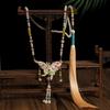 Chinese Style Embroidered Butterfly Wreath Necklace Super Fairy Tassel Pendant Horse Face Skirt Accessories
