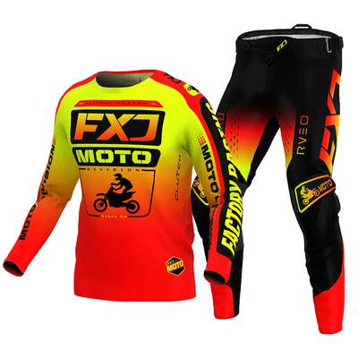 Motokrosové súpravy dresov a nohavíc pretekárska kombinéza Racer Súprava výstroja Off-road MX Enduro MOTO Pánske súpravy Dámske horské Kombinované zjazdové motocykle