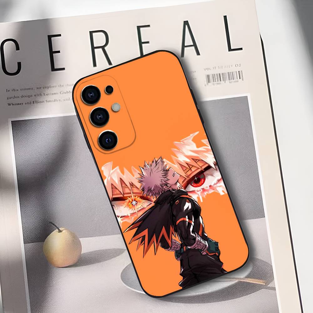 B-Bakugo A-Anime K-Katsuki Phone Case Silicone Soft For Samsung S25,S24,S21,S22,S23,S30,Ultra,S20,Plus,Fe,Lite