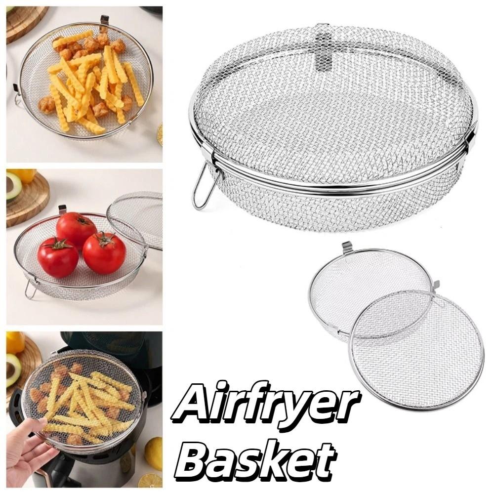 Quickly Drain Oil Airfryer Basket Rust-proof Food Storage Baskets  Air Fryer Accessory