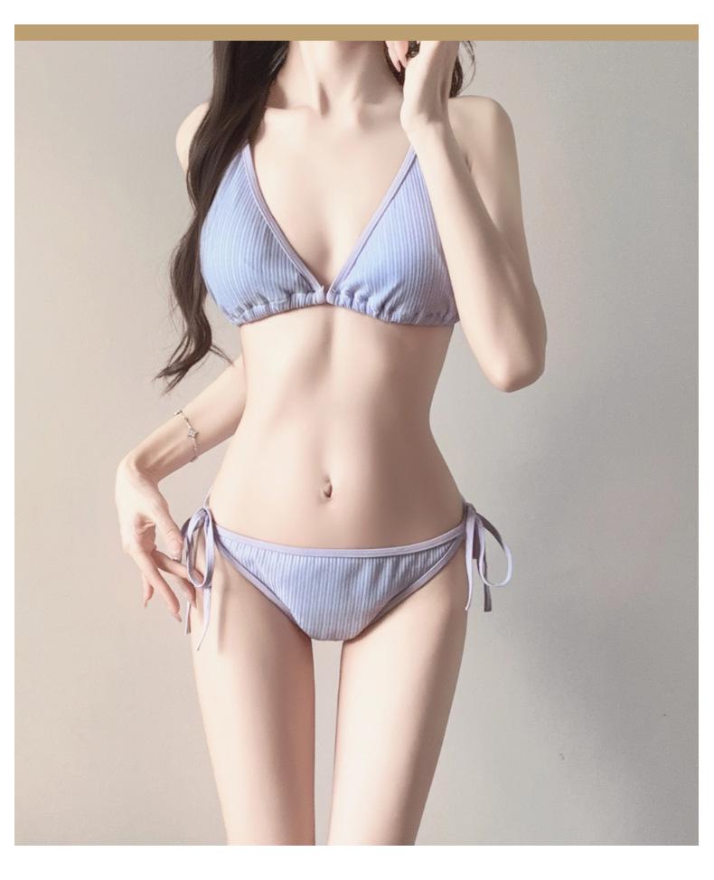 Women's Sexy Two-Piece Bikini Set - European and American Style Hot Spring Swimwear
