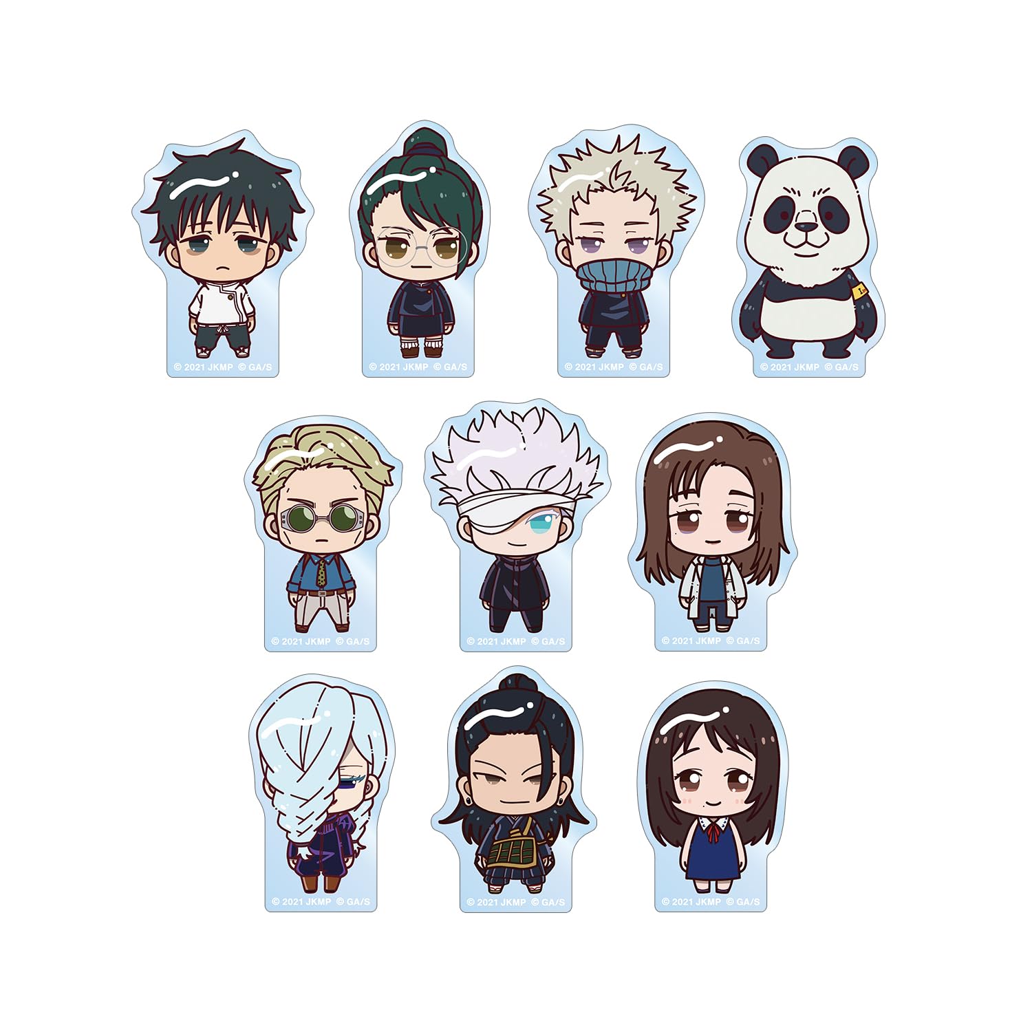 

Jujutsu Kaisen 0 the Movie Trading Acrylic Mascots, Box of 10