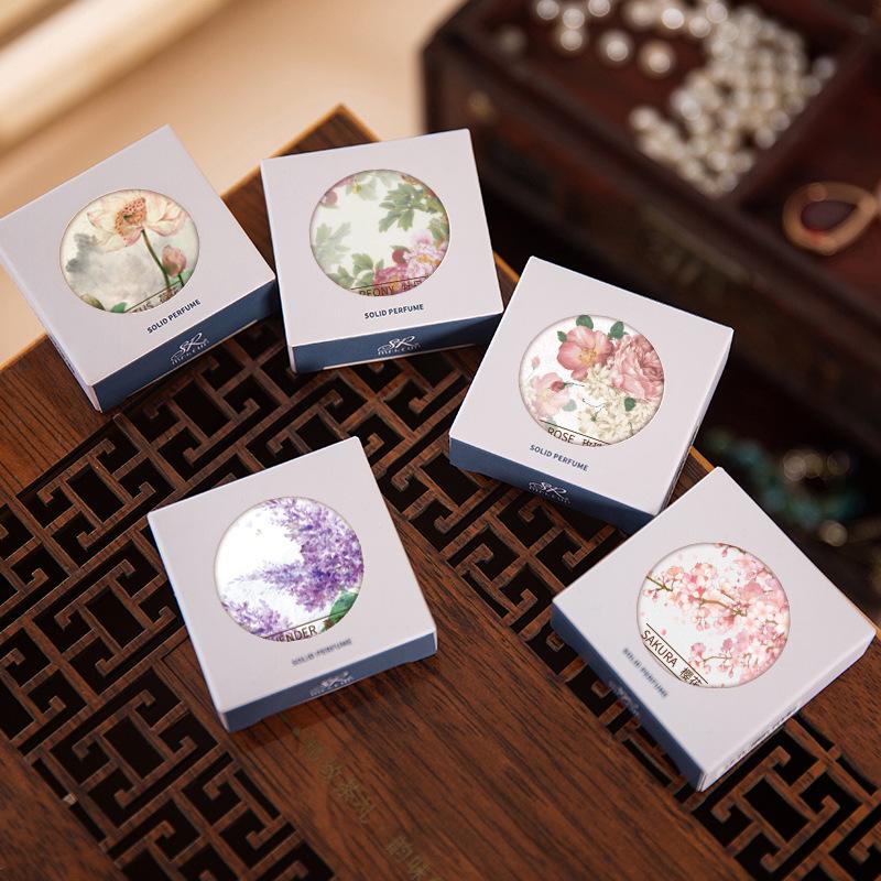 SR MAKE UP Shadow Language Han Fei Solid Perfume - Floral Rose, Peony, Lotus, Lavender Scents