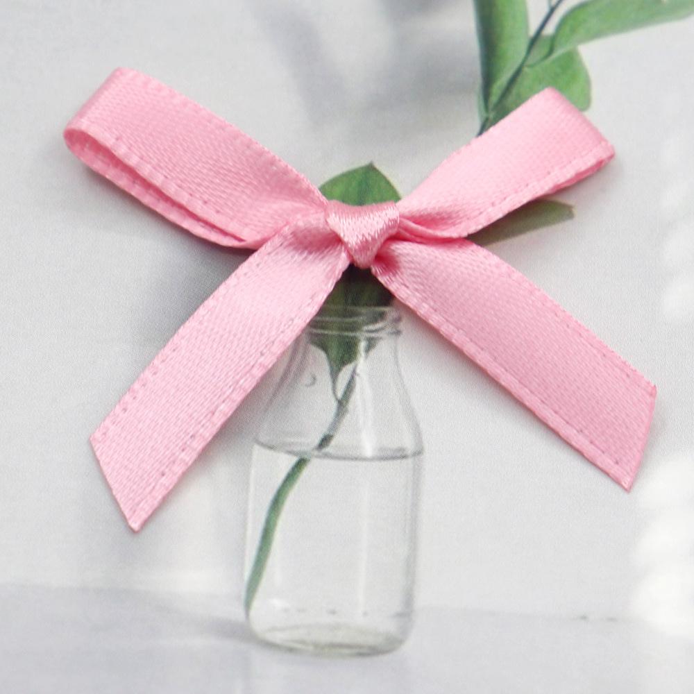 0,6 cm polyesterová stuha, ručně vázaná malá mašle, DIY oděvní doplňky, barevná popruhová mašle