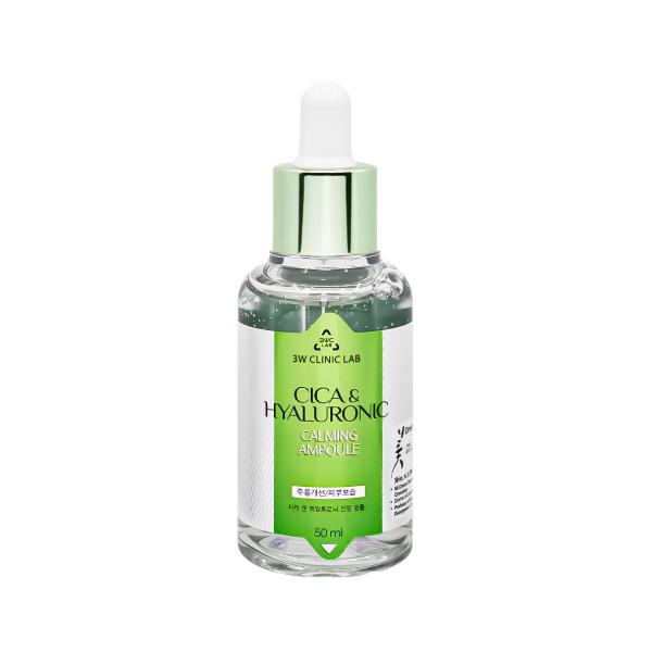 3w Clinic LAB Cica & Hyaluronic Успокаивающая ампула 50 мл (3 варианта) #Ampoule 50ml x 1pcs