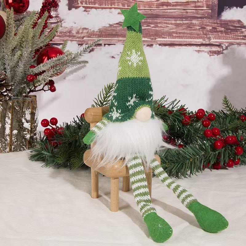Christmas Decorations: Glowing Rudolph, Santa, and Faceless Doll Ornaments – Perfect Small Holiday Gifts