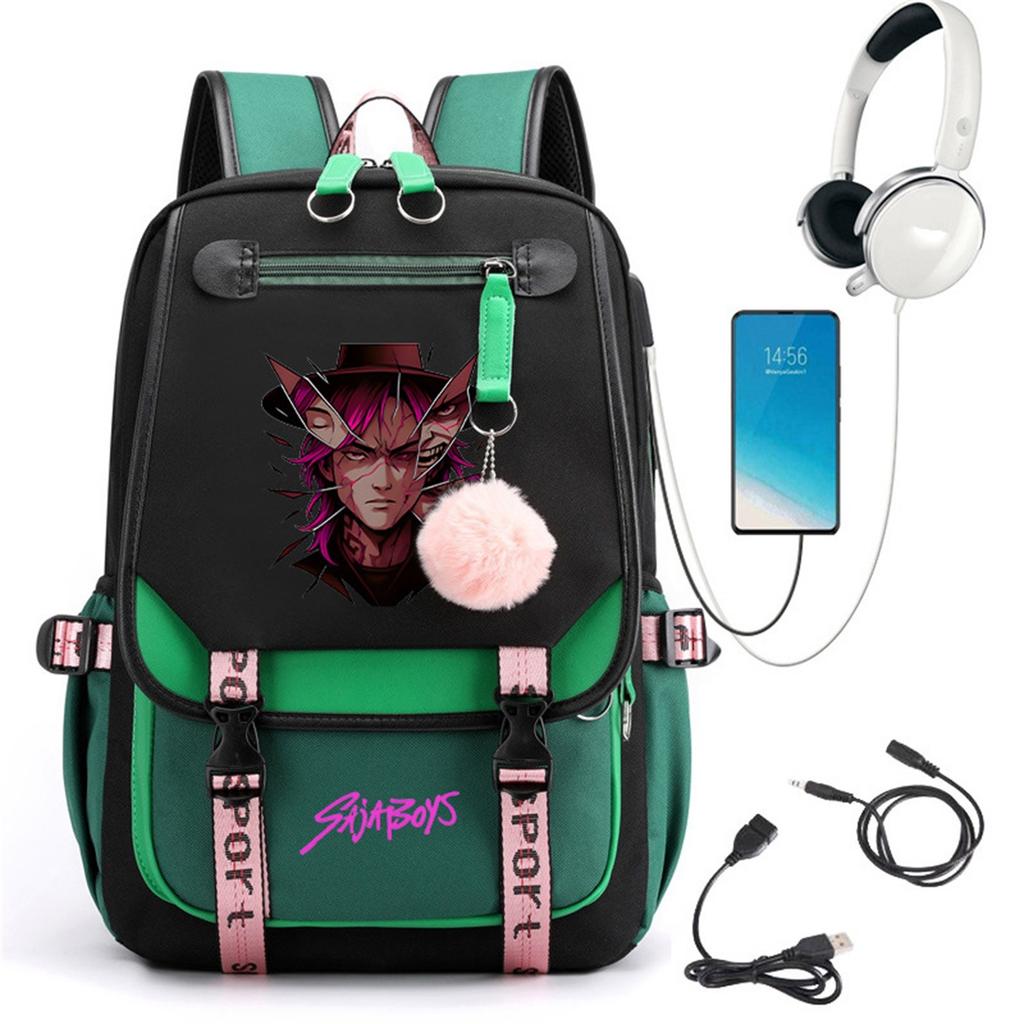 Backpack, Back To School, Cartoon Cute Travel Backpack Print Peripheral Double-shoulder Backpack For Teenagers, Students, Boys And Girls