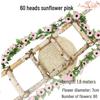 Sunflower Vine Faux Floral Decor for AC Pipe & Wall Hanging