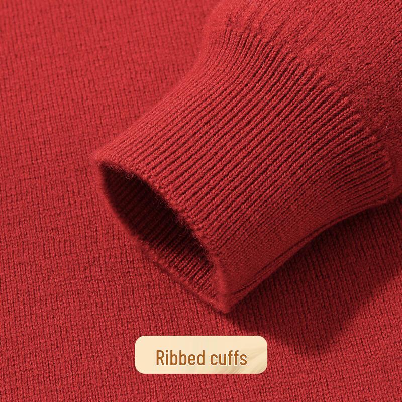 Men's 100% Merino Wool Half-High Collar Sweater