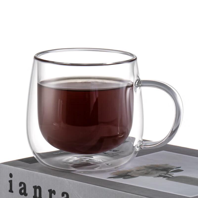 WEIMINGNUO Double Wall Insulated Glass Cup