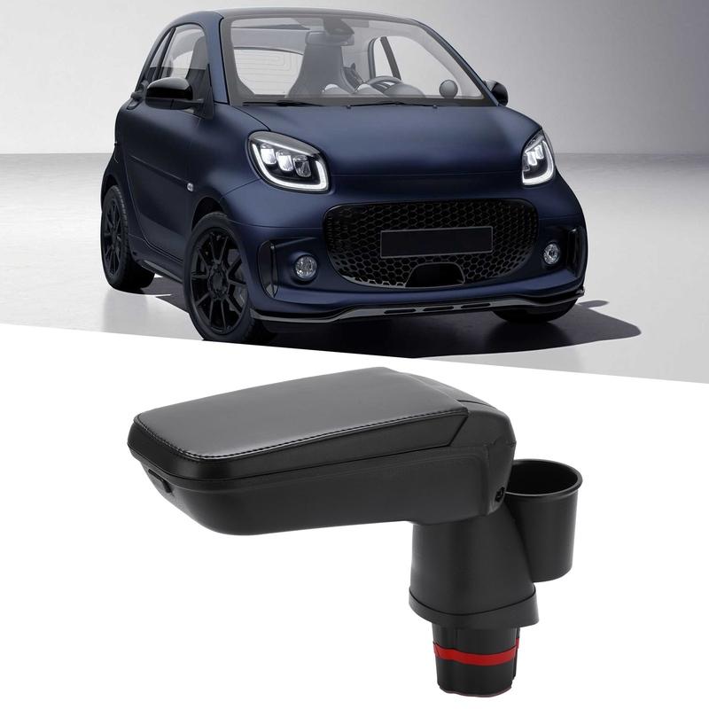 Zentrale Armlehnenbox mit Getränkehalter Ersatz für Mercedes Smart Fortwo Forfour 453 15-19 Getränkehalter Auto Becherhalter