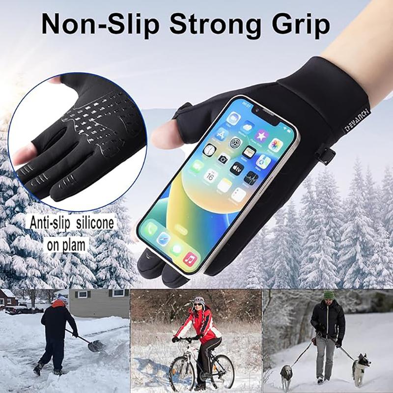 Winter Sport Gloves For Men Women Touch Screen Thermal Warm Gloves For Fishing Running Cycling Driving Cold Weather