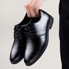 Fashion Lace-Up All-match Dress Footwear Men Minimalist Oxfords Shoes Men Leather Casual Shoes 2025 New Elegantes Flats Business Shoes