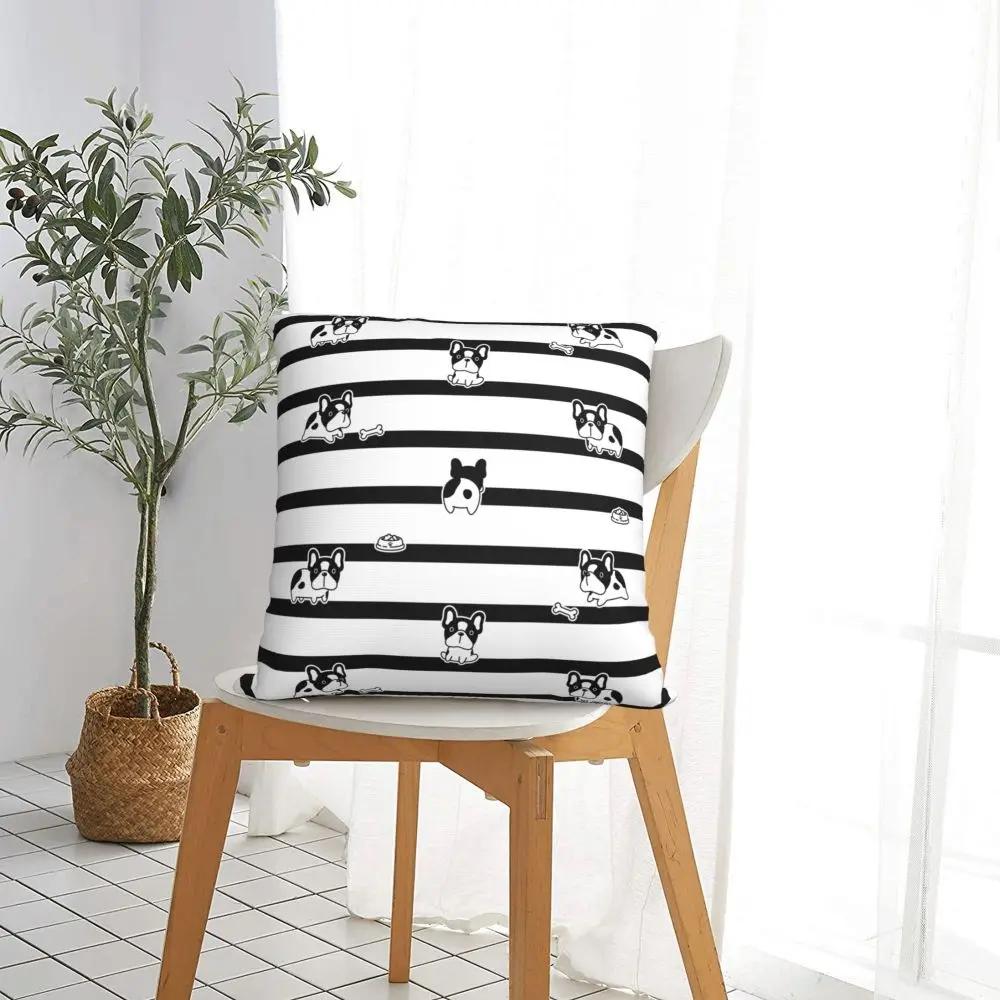 French Bulldog Dog Lover Pillowcase Doublesided Printing Polyester Cushion Cover Decorations Pillow Case Cover Living Room