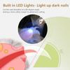 Dog Nail Clippers with LED Lights Low Noise Dog Nail Grinder with 3 Grinding Port for Large Medium Small Cats Dogs Pet Nail Trimmer Cutters