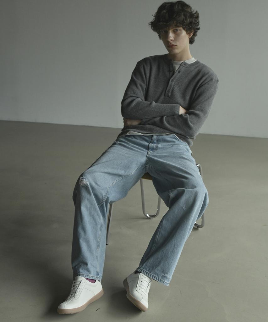 Shufit Mono Height-Increasing White Sneakers Sft-501