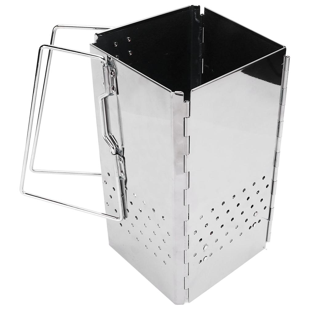 Camping Barbecue Grill Thickened Portable BBQ Charcoal Grill Stainless Steel Folding BBQ Grill for O