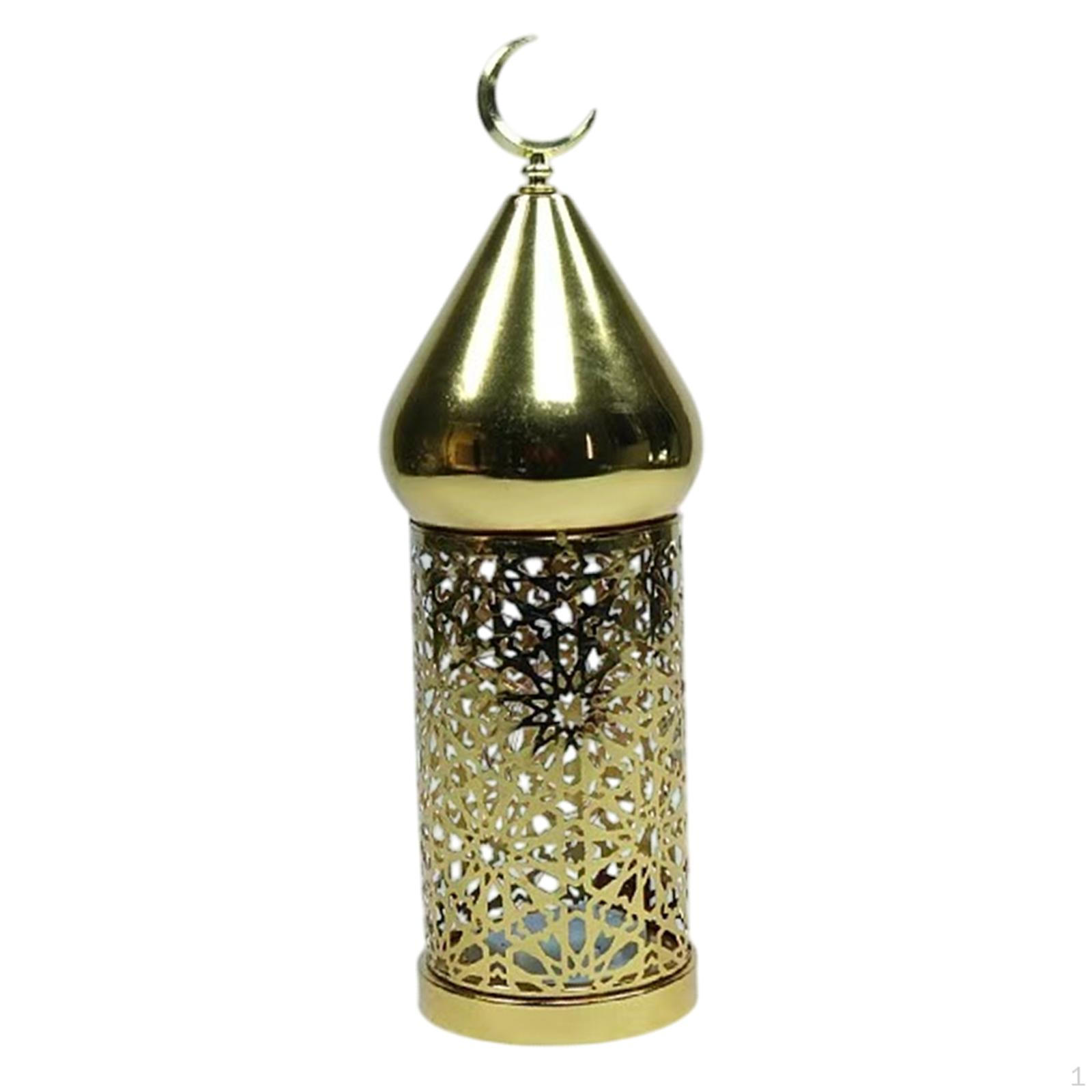 

Candle Lantern Holder Lamp Tabletop Decor Crafts Centerpiece Elegant Decorative Ramadan M_Right facing moon