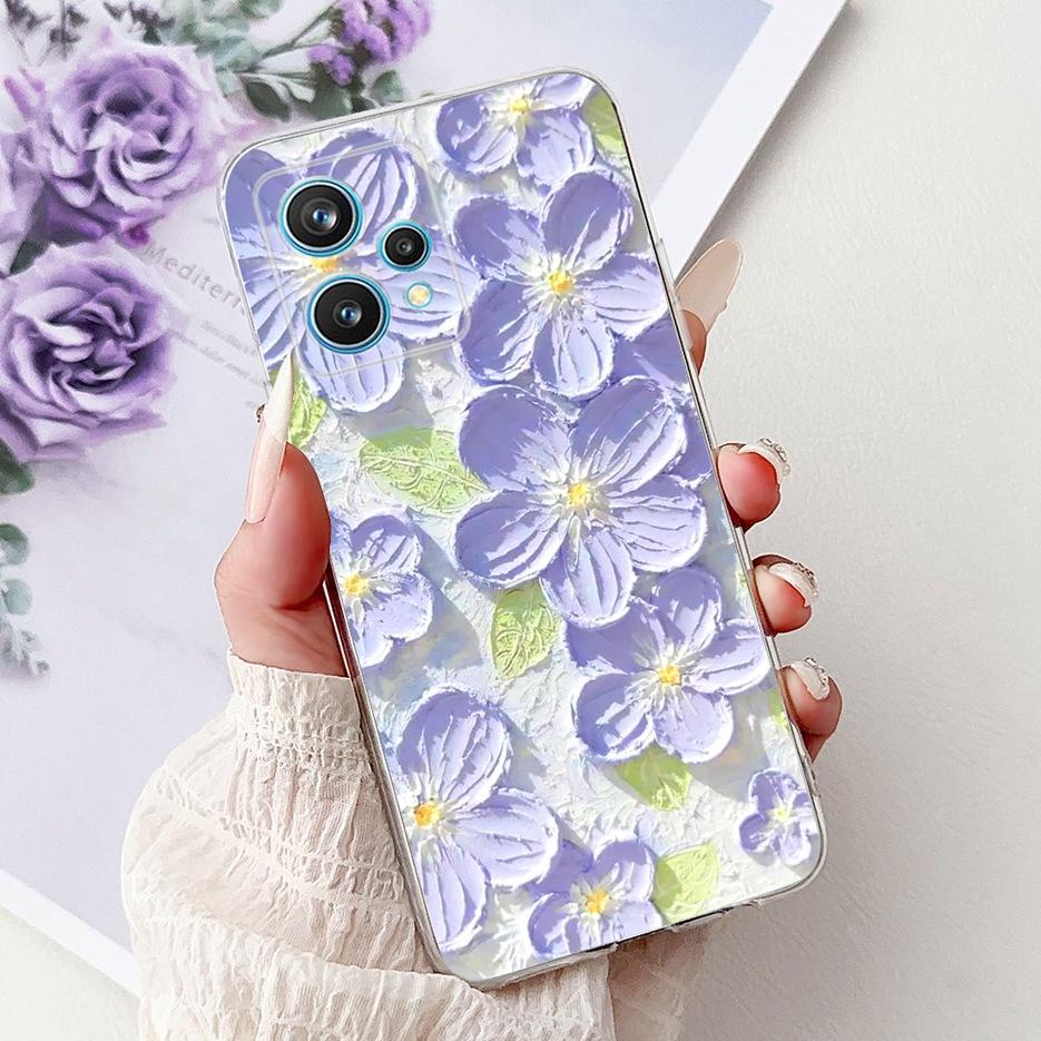 For Realme 9 Pro Plus Case RMX3392 Luxury Fashion Painted Cover Soft Slim Phone Case For Realme 9 Pro Realme9 Pro+ Fundas Bumper