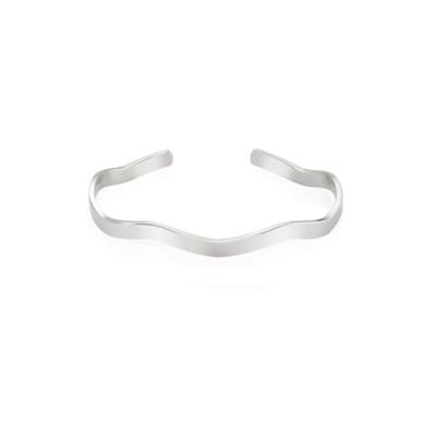 MAD FACTORY Simple Bangle -Silver