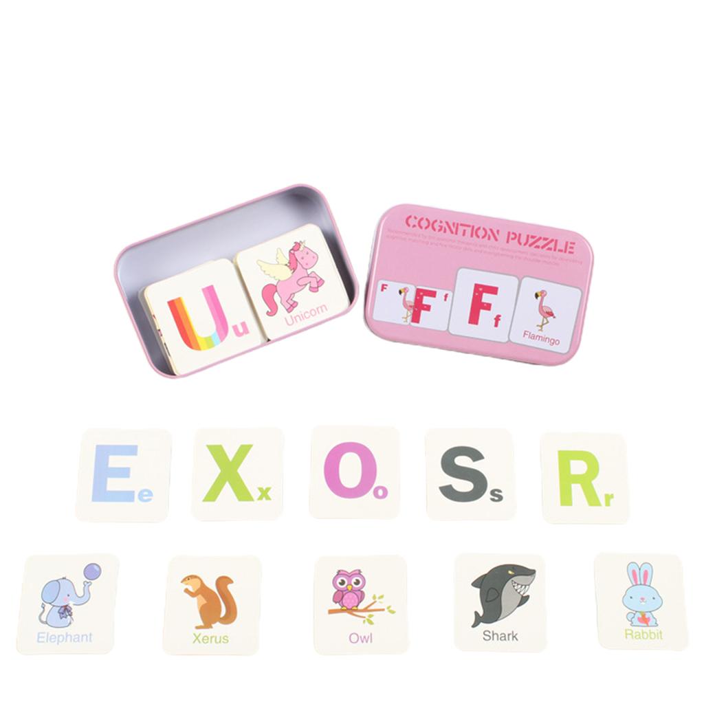 Lovely Infants Puzzle Matching Paper Card Toy Funny Pairing Jigsaw Board For Kindergarten