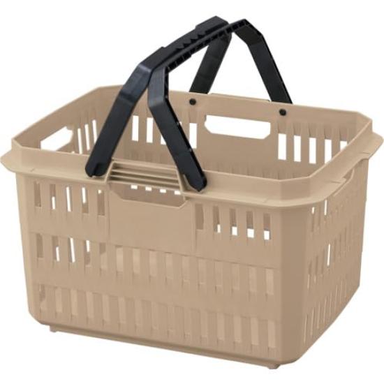 

Iris Ohyama Tool Basket with Handle, Beige, BT-OD37