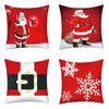 Christmas Themed Pillowcases Car Accessories Office Santa Claus Living Room Sofa Home Pillowcases