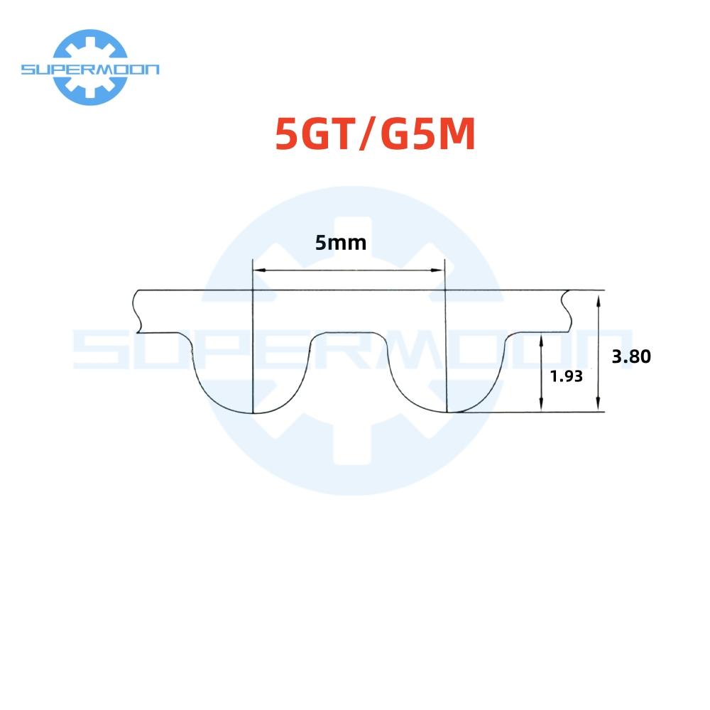 5GT Timing Synchronous Belt length 400 405 410 415 420 425 430 435 440 445 450 455mm Width 10-30mm Closed-Loop Drive Belt G5M
