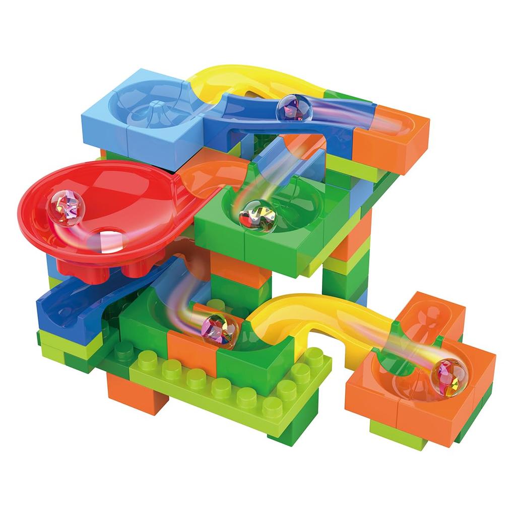 Ikeda Kogyosha Murmelbahn-Untersetzer, 108 Teile [BlocksBlock UntersetzerLernspielzeug]