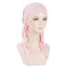 New Shimmer Pre-Tied Hat Women Muslim Hijab Turban Long Tail Headscarf Beanies Bonnet Hair Loss Chemo Cap Head Wrap Bandanas