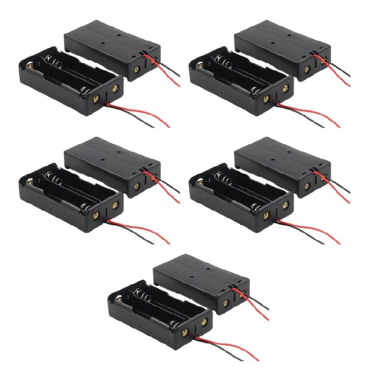 5PCS Plastic 18650 Battery Holder Kit With Metal Springs For Stable Power Connections