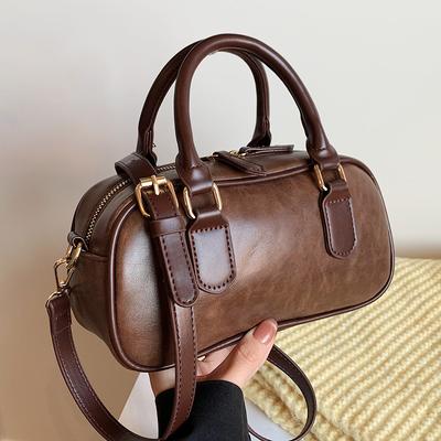 Naujos Madingos Klasikinio Stiliaus Kvadratinės Pečių Crossbody Rankinės Vienspalvės Užtrauktukas Populiarumo Luxury Pojūtis Rankinės Moterims 2025