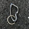 Keychain Hook Durable Spring Movement Handmade Knotted Pendant Handcrafted Rotating Rope Hook Keyring Accessory
