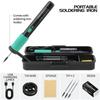 Kit de fer à souder numérique USB portable Température réglable 260-450℃ Mini fer à souder intelligent Outil de réparation