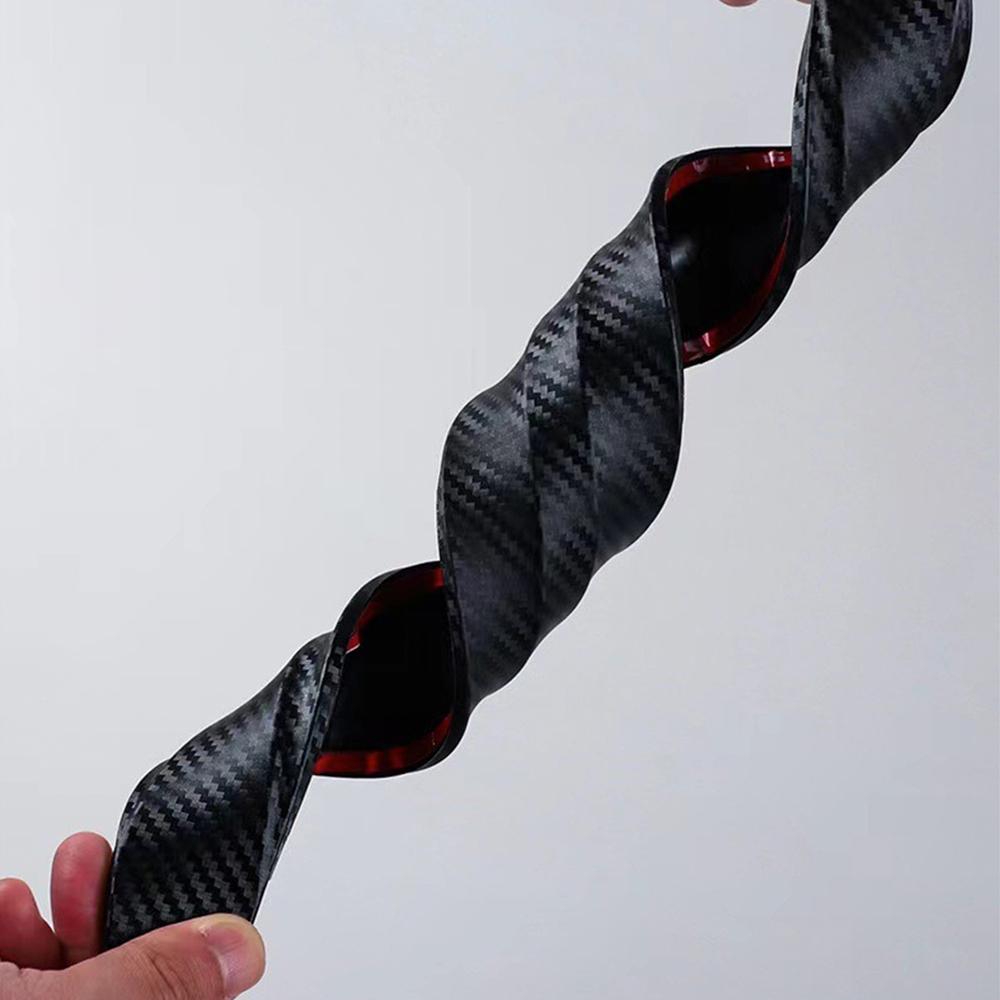 Bumper Strip No Discoloration Anti-scratch Pcv 36g Automobile And Accessories Carbon Fiber Anti-collision Strip Bumper Bumper