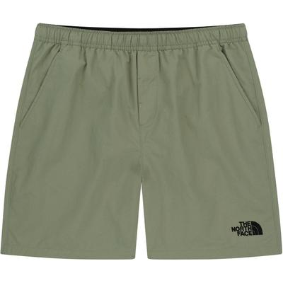 The North Face Letter Logo Pocket Casual Shorts Unisex Shorts Slate Khaki NS6NR09K